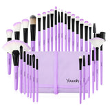 32-teiliges professionelles Make-up-Pinsel-Set, Kosmetik-Werkzeug, Kabuki-Make-up, Luxustasche, UK