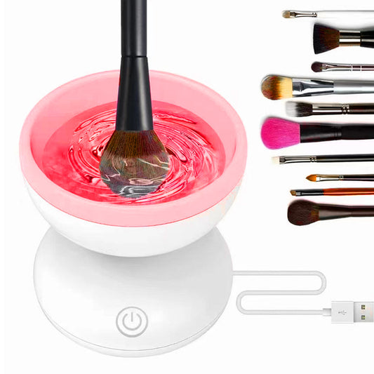Tragbarer USB-Make-up-Pinsel-Reiniger, elektrische Kosmetikpinsel-Reinigungs- und Waschwerkzeuge, automatisch saubere Make-up-Pinsel