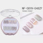 Manucure courte portable de style coréen, 30 pièces dans une boîte, imperméable et amovible, faux ongles Ins