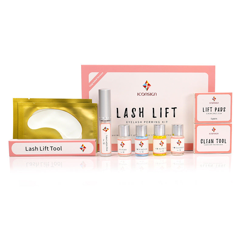 Upgrade-Version Lash Lift Kit ICONSIGN Lifting Dauerwelle Wimpern Augen Make-Up-Tools