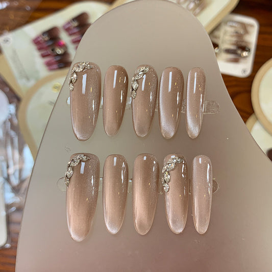 French Manicure Wear Nail Finished Product