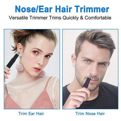男女通用耳鼻毛修剪器-2020，專業無痛鼻毛剪刀，不銹鋼刀片及IPX7防水系統  亞馬遜禁售