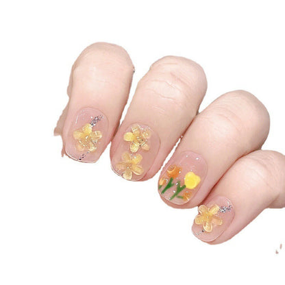 Hand Painted Tulip Nail Patches
