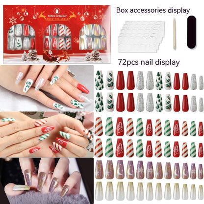 Women's Christmas Manicure Set Patch