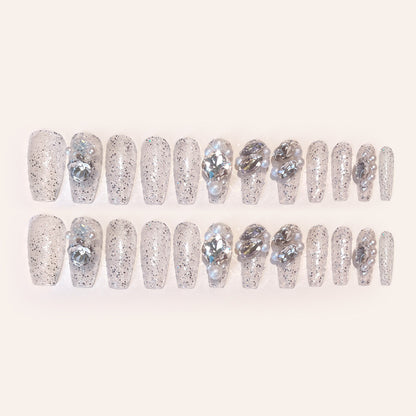 Strass manucure Piercing ongles pur désir Style ongles Patch Piercing ongles diamant ongles autocollants