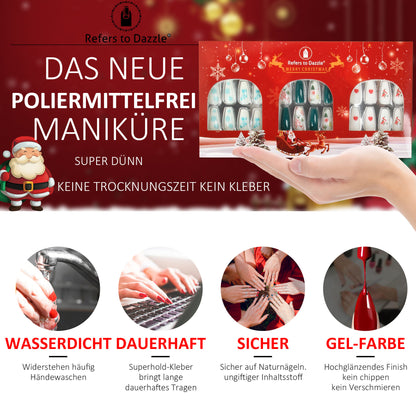 Women's Christmas Manicure Set Patch